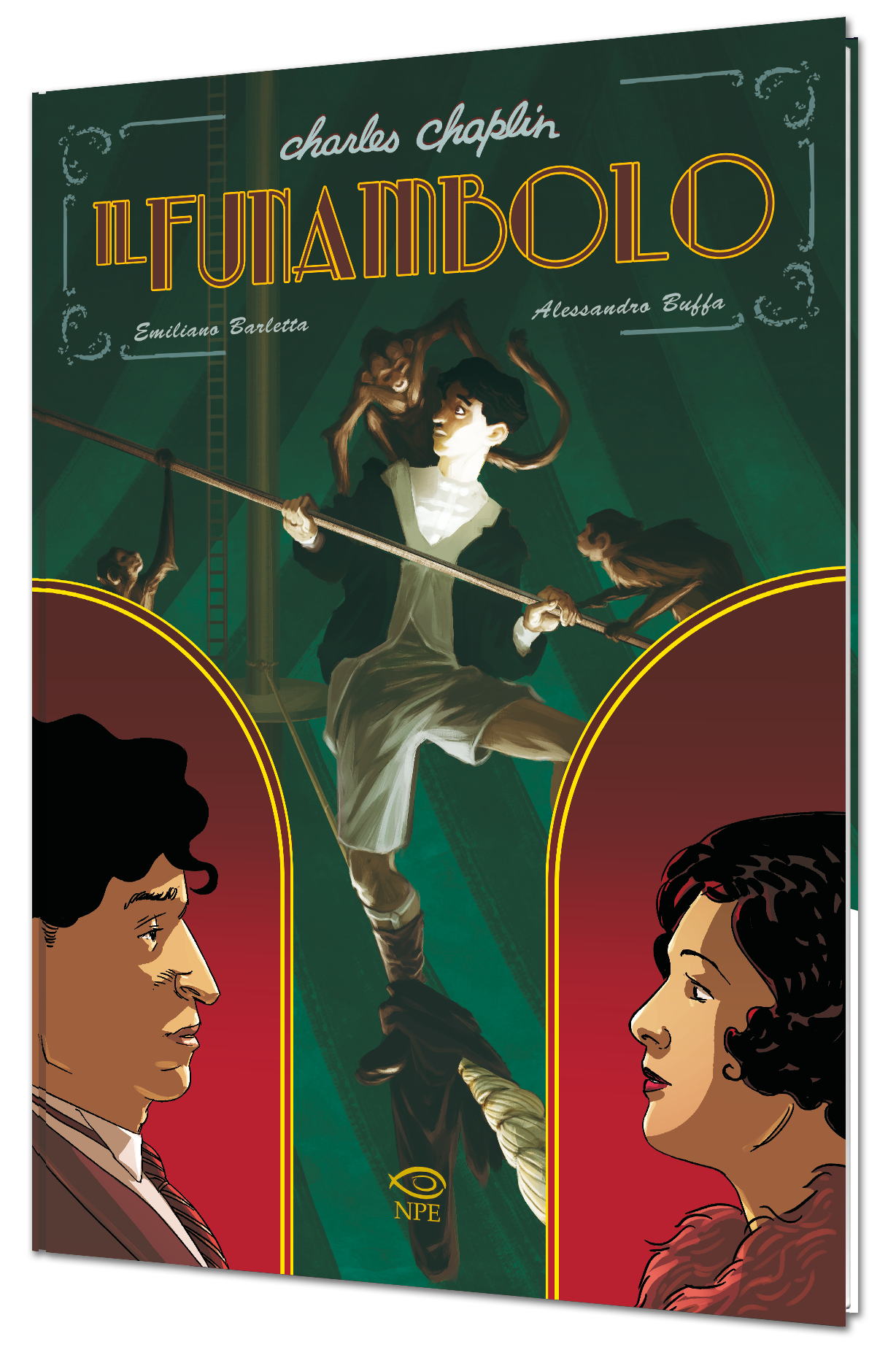 Charlie Chaplin – Il funambolo (grande cartonato)