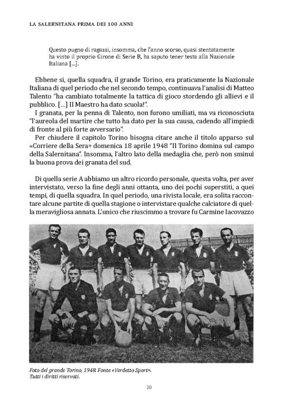 La Salernitana prima dei 100 anni - Image 4